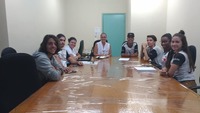 Direção se reúne com novo Grêmio Estudantil
